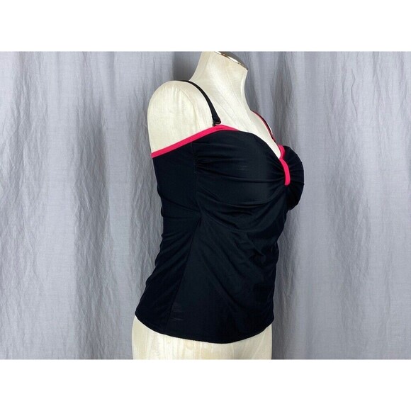 Anzoni Tankini Women's Size 44D Swim Suit Top Adjustable Straps Germany NWT - Picture 3 of 10